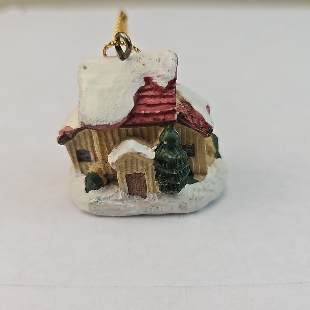 Vintage Kurt Alder Mini Santa's World Snow Cottage House Christmas Tree Ornament - Picture 3 of 12